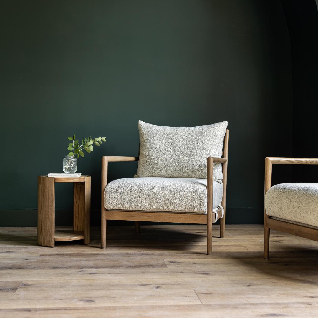 Brit Accent Chair - Heirloom Cream
