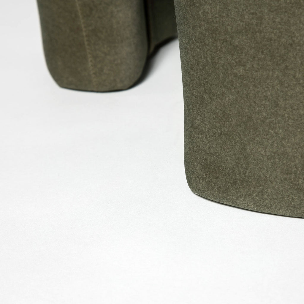 Ginger Ottoman - Velvet Fern