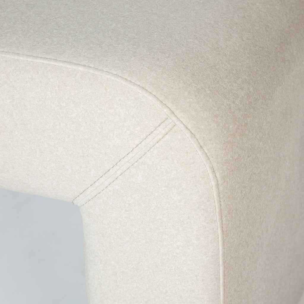Ginger Bench - Velvet Natural