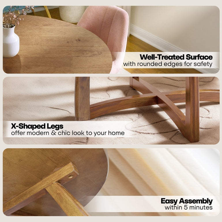 Alma 36 Inches Round Dining Table