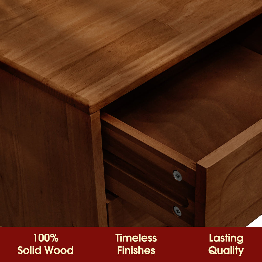 Savana 2 - Drawer Solid Wood Nightstand