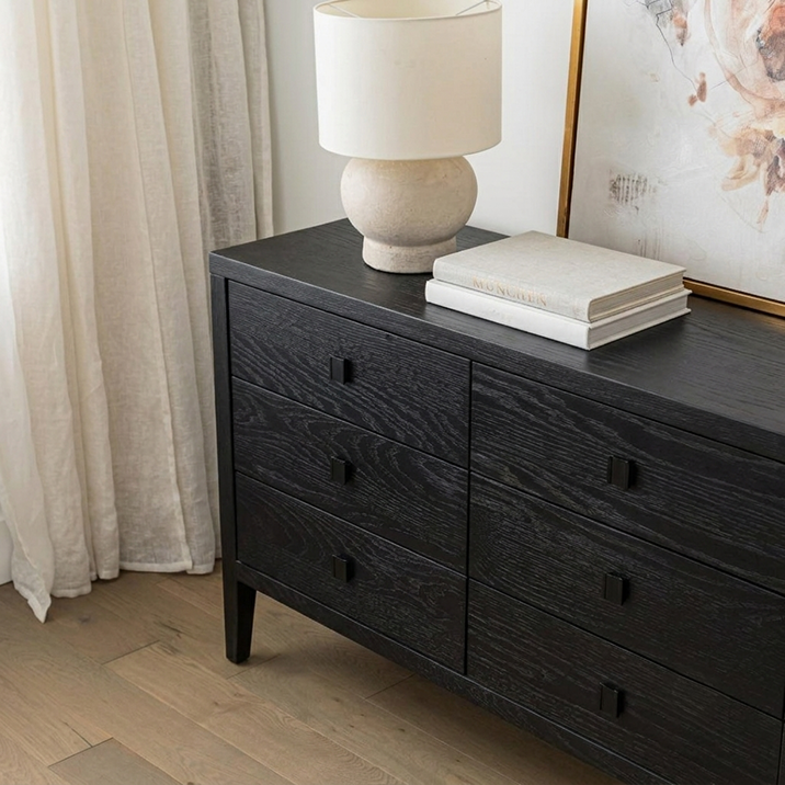Hara 9 Drawer Dresser - Black