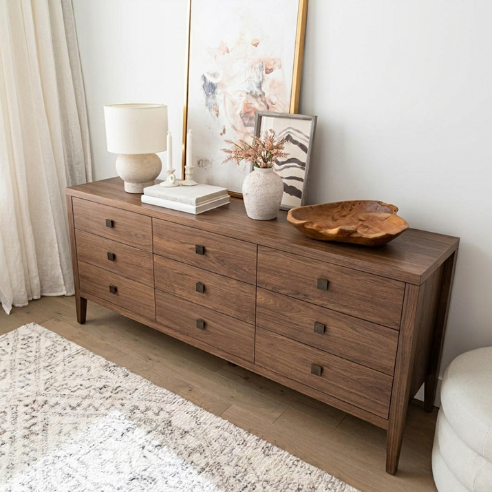 Hara 9 Drawer Dresser - Frozen Walnut