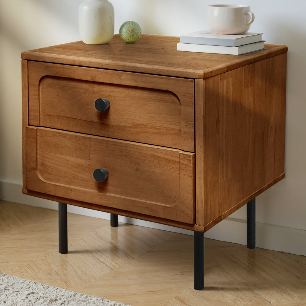 Savana 2 - Drawer Solid Wood Nightstand
