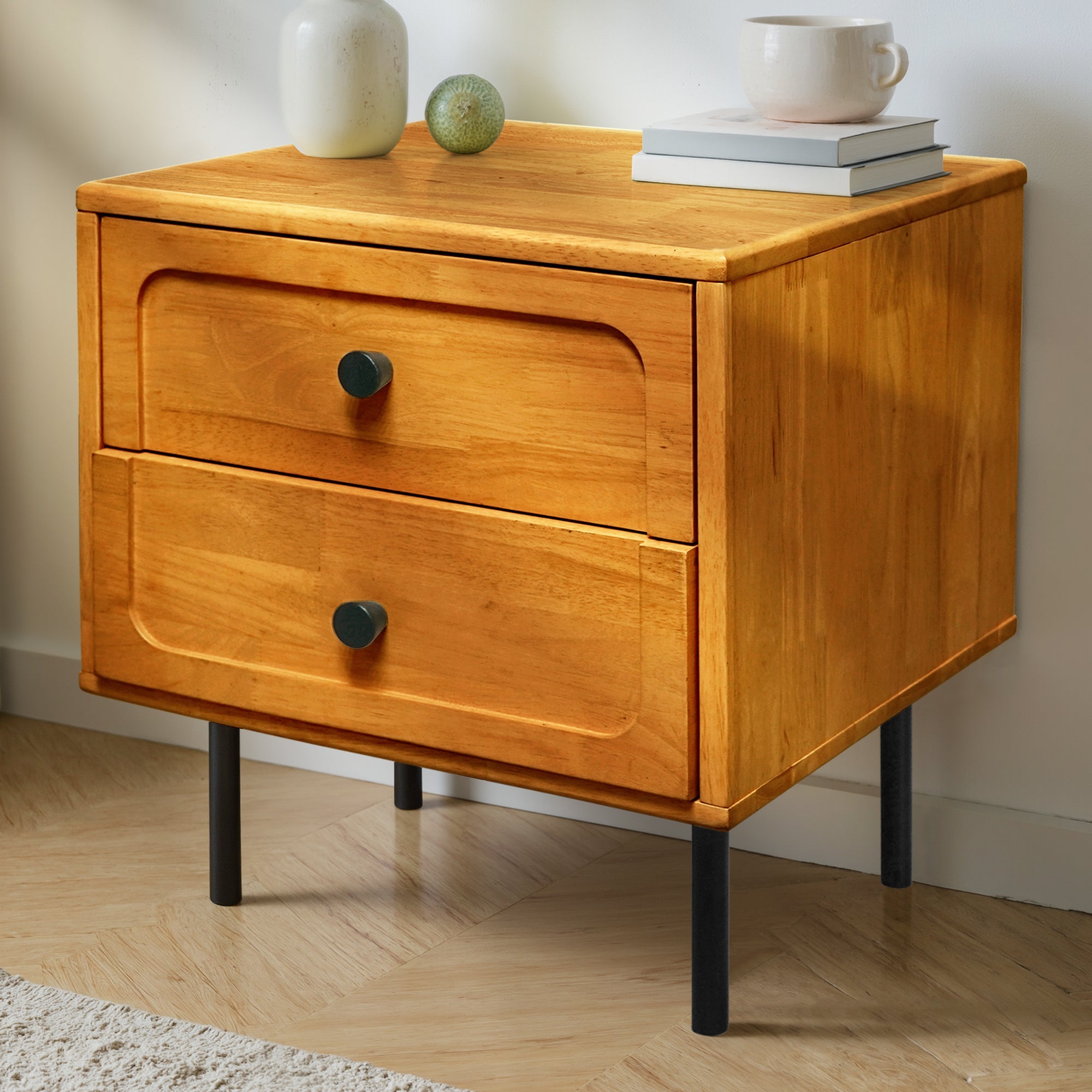 Savana 2 - Drawer Solid Wood Nightstand
