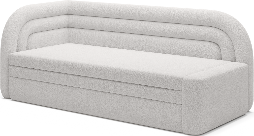 Fabillo Storage Sleeper Sofa - Pearl White
