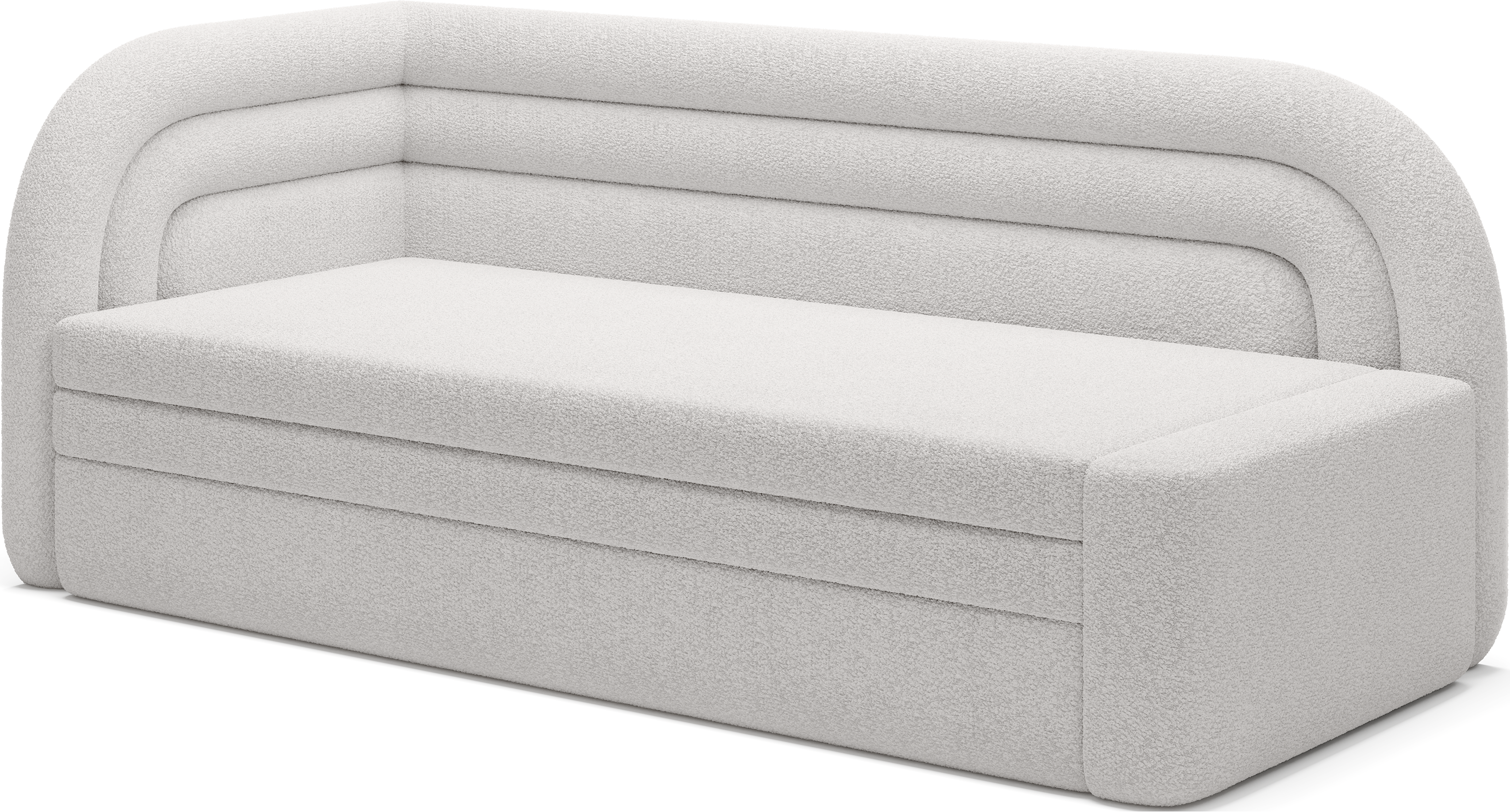 Fabillo Storage Sleeper Sofa - Pearl White