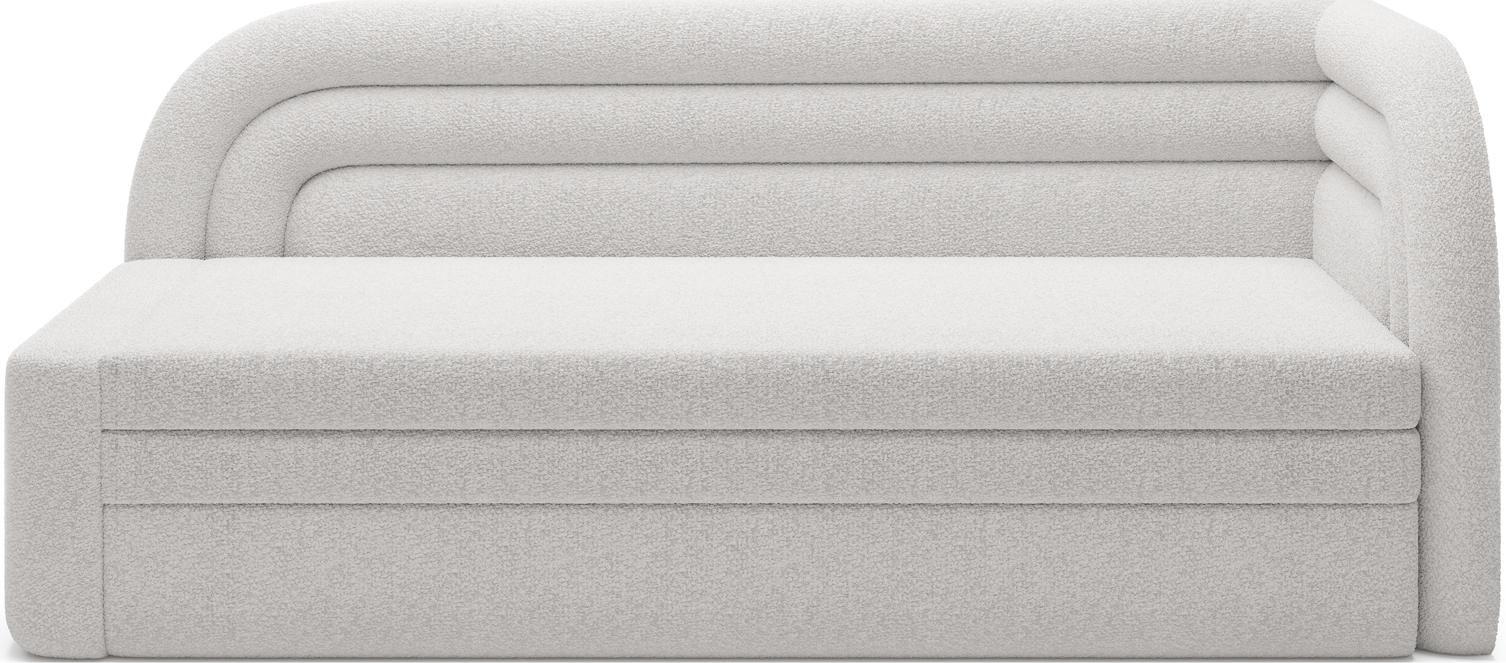 Fabillo Storage Sleeper Sofa - Pearl White