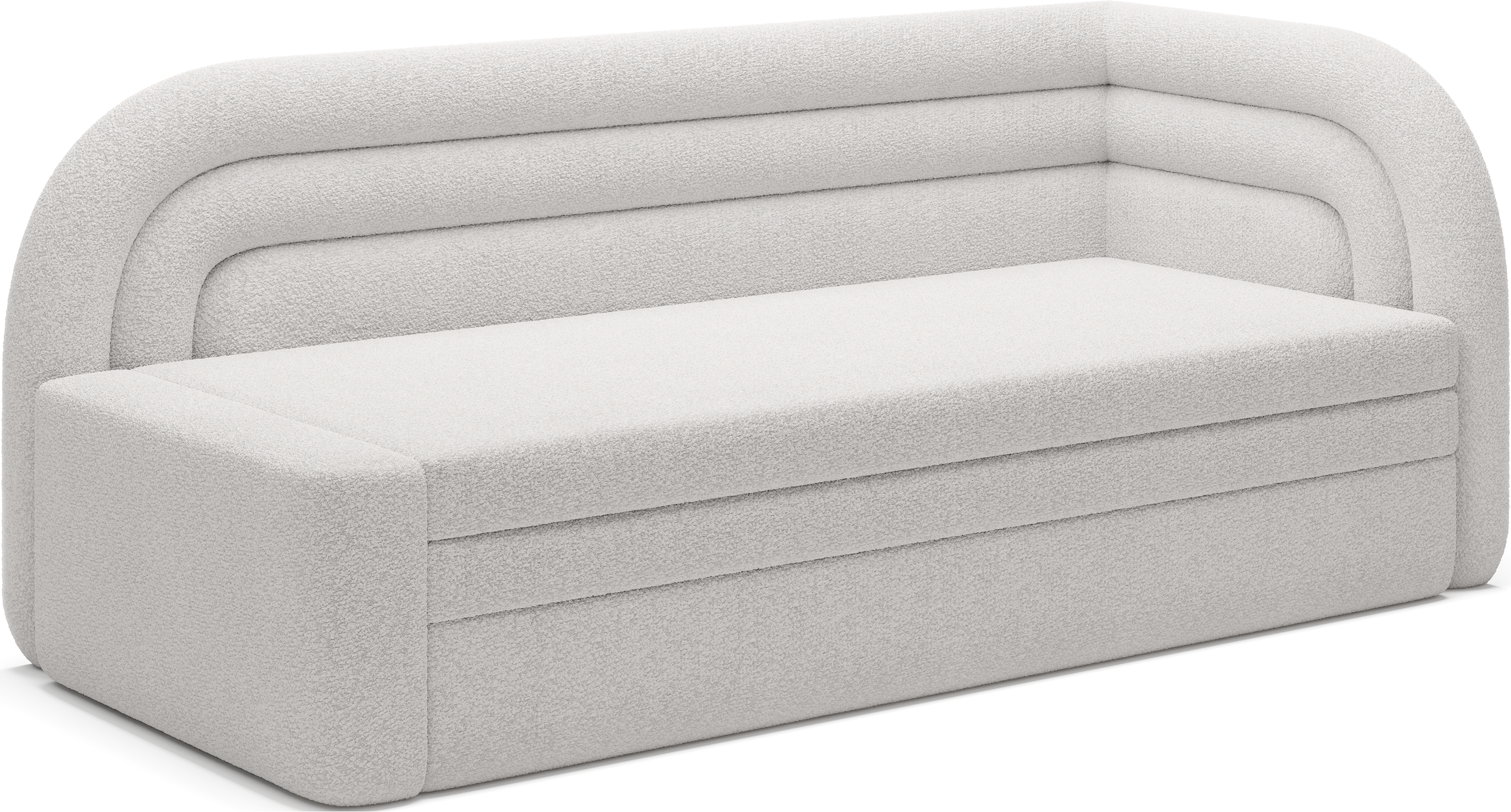 Fabillo Storage Sleeper Sofa - Pearl White