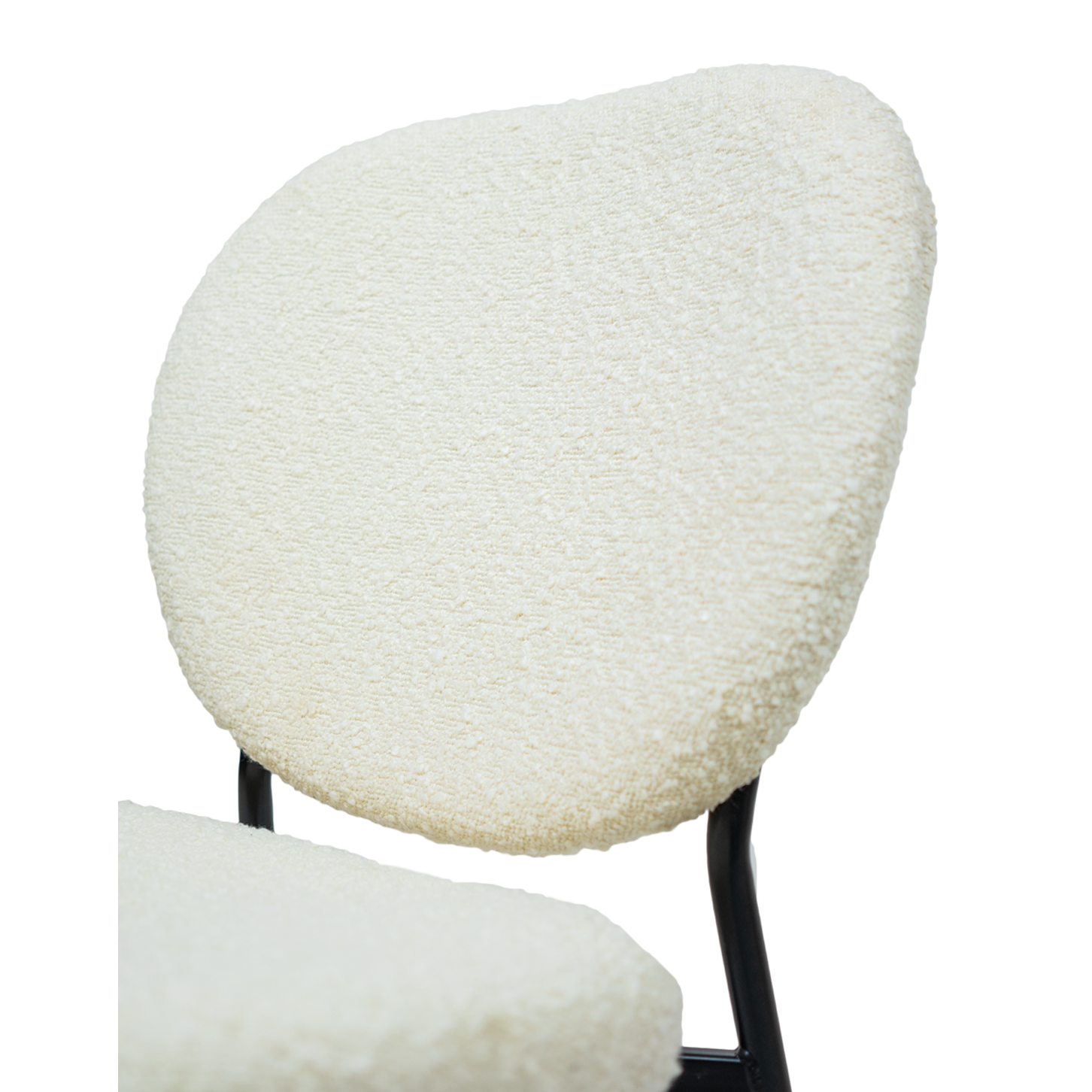 Sashi Dining Chair - Linen Boucle'