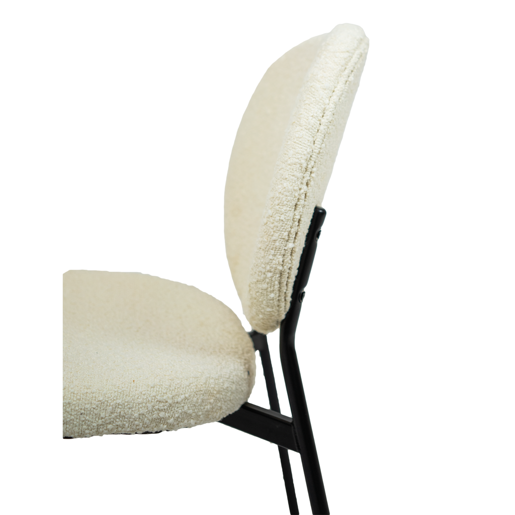 Sashi Dining Chair - Linen Boucle'