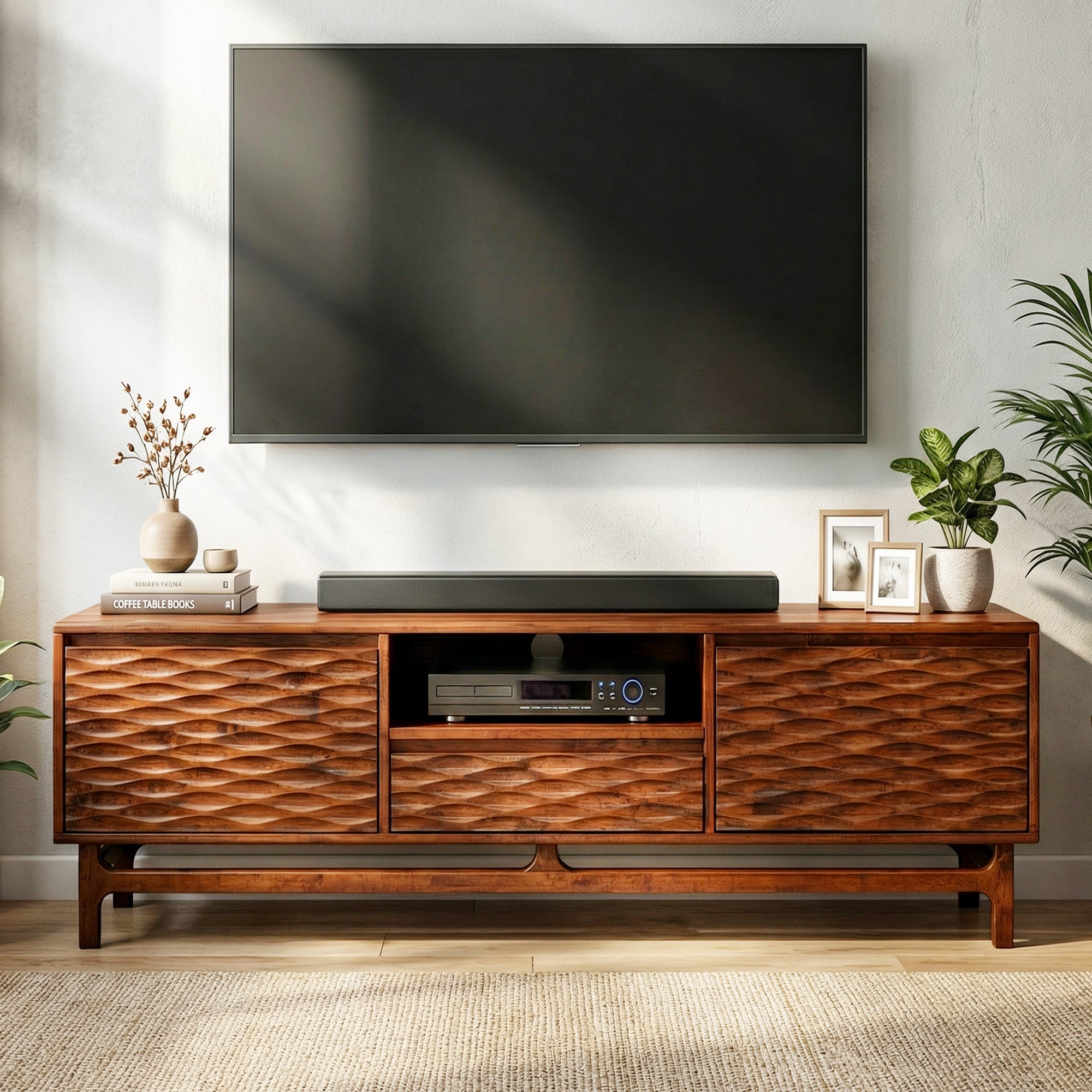 Elara Solid Wood TV Stand