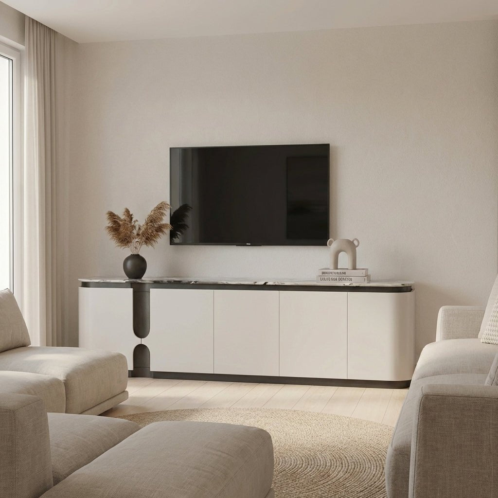 Modera Luxury Marble Top Sideboard
