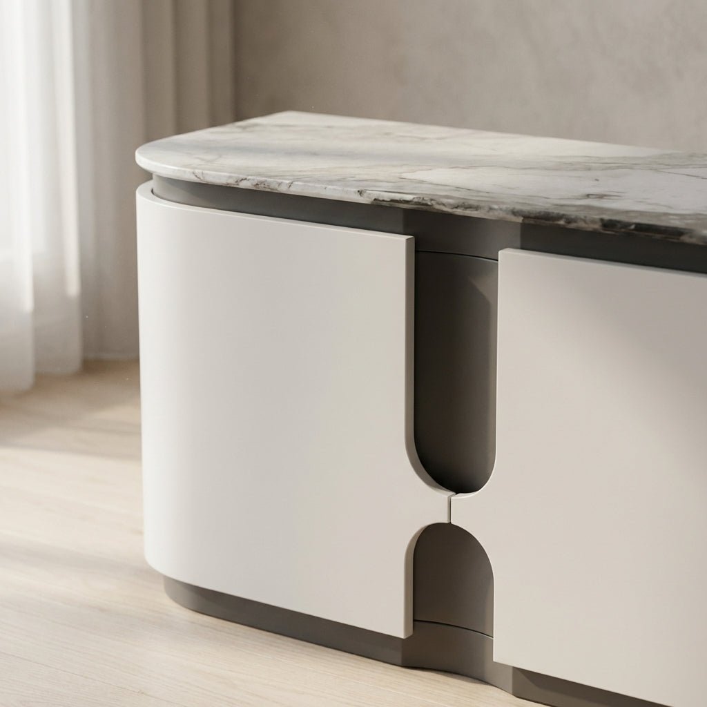 Modera Luxury Marble Top Sideboard