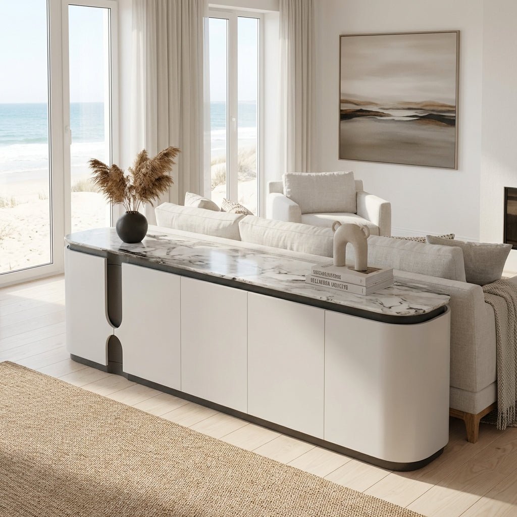 Modera Luxury Marble Top Sideboard
