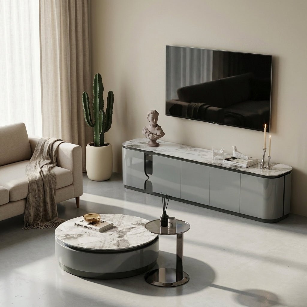 Modera Luxury Marble Top Sideboard