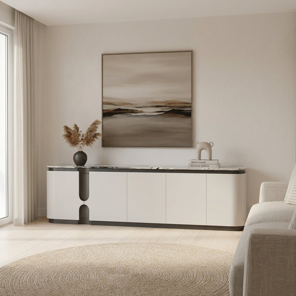 Modera Luxury Marble Top Sideboard