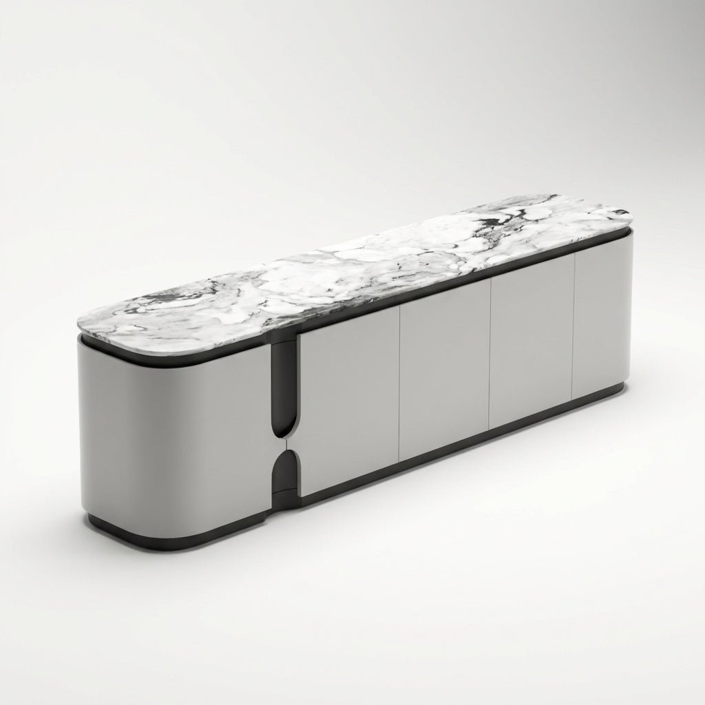Modera Luxury Marble Top Sideboard