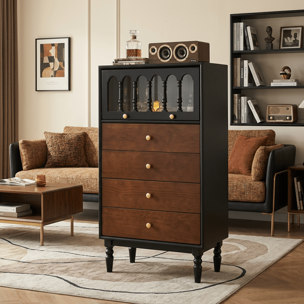 Halliway Retro Sideboard