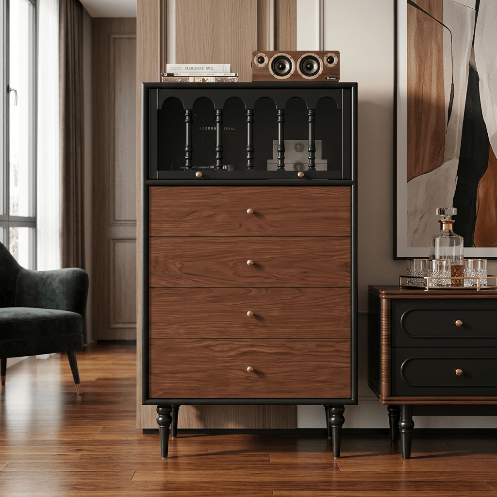 Halliway Retro Sideboard