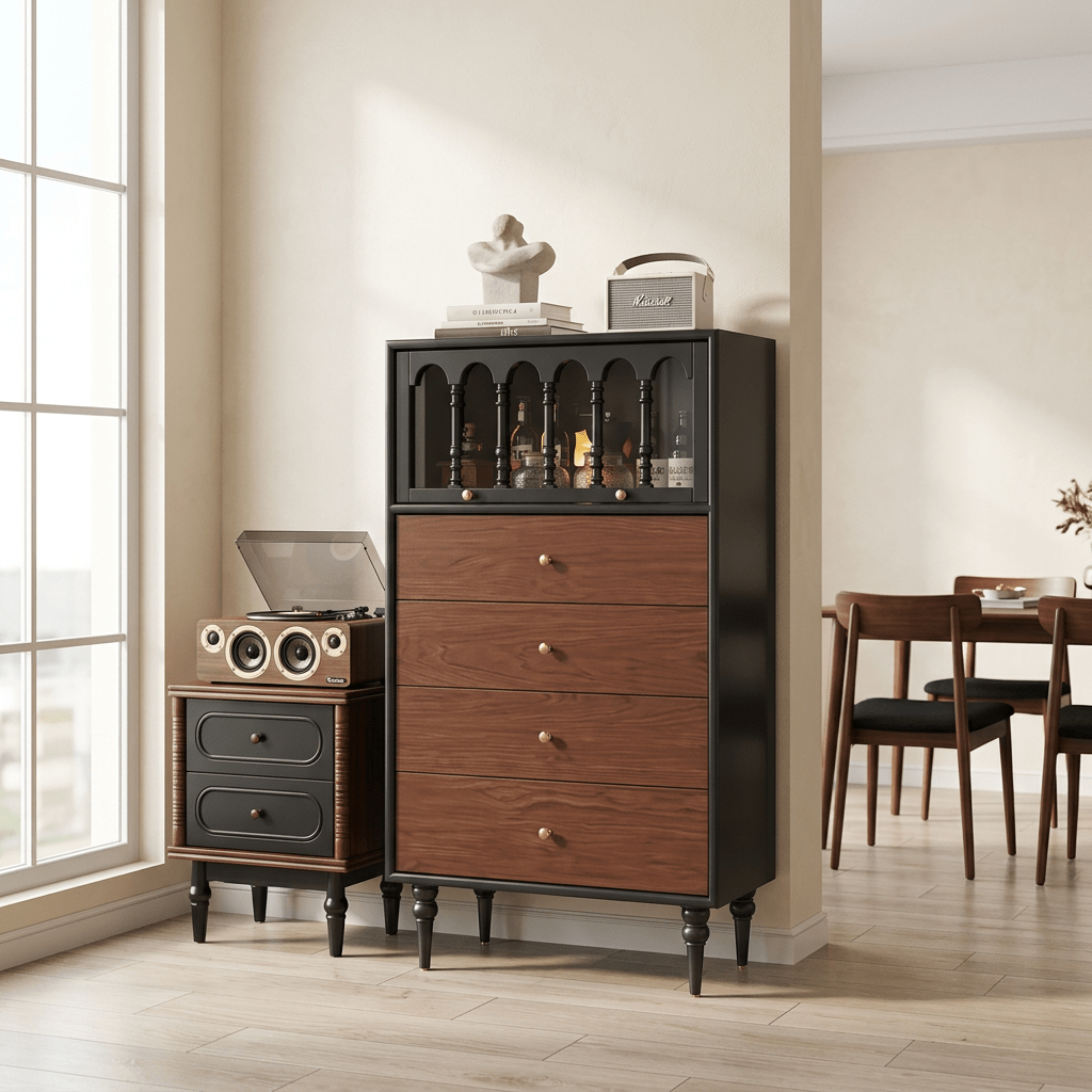 Halliway Retro Sideboard