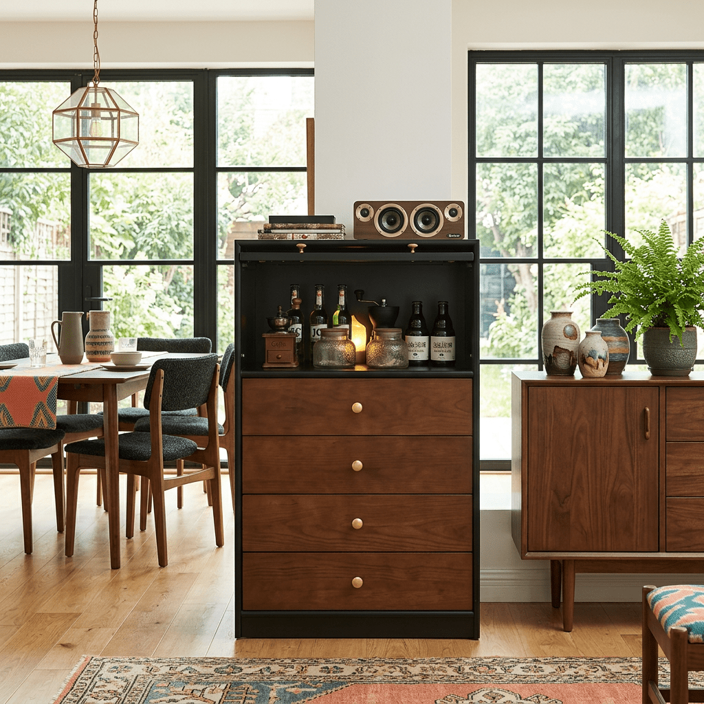 Halliway Retro Sideboard